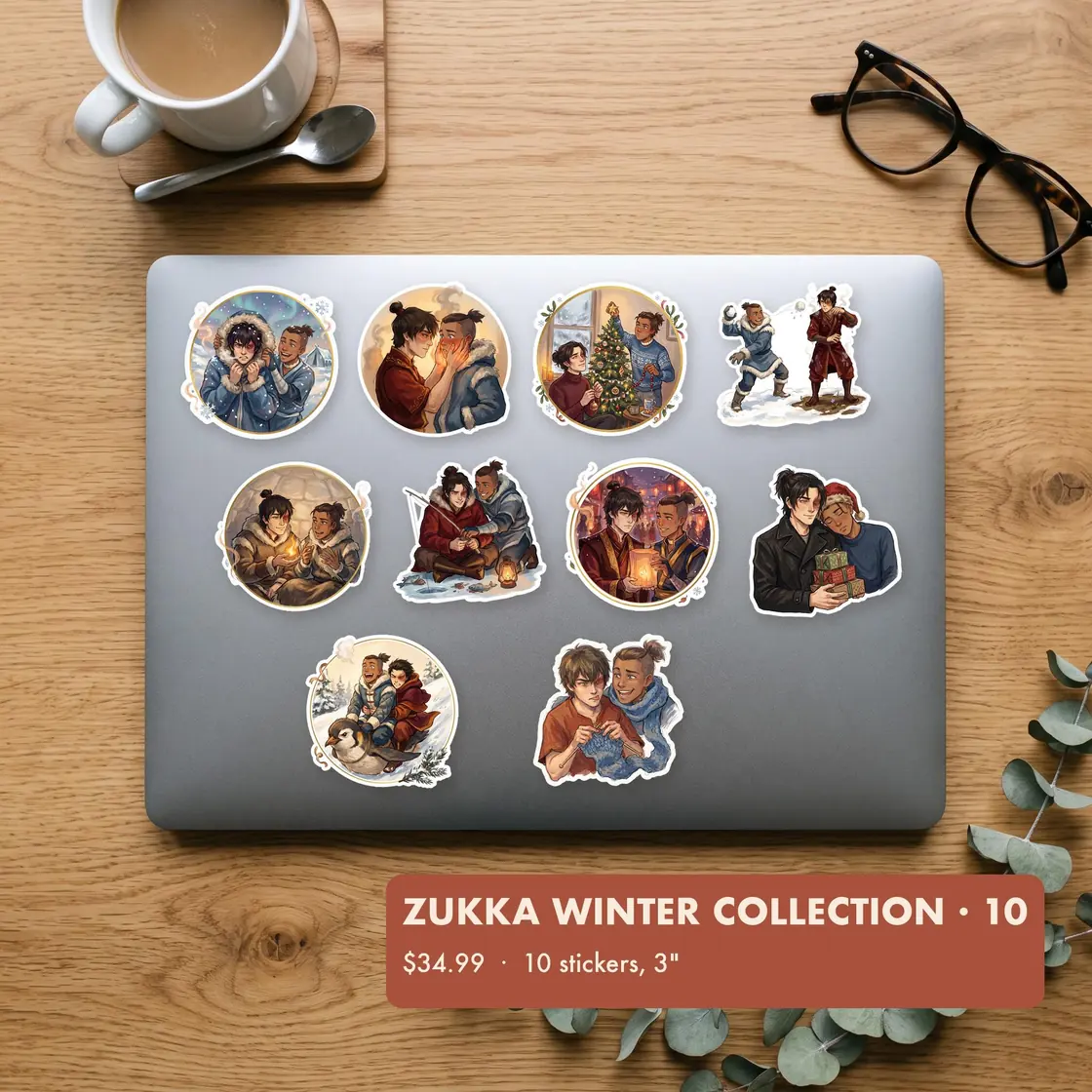 Zuko and Sokka spend the chilly winter season together in a collection of cozy scenes.