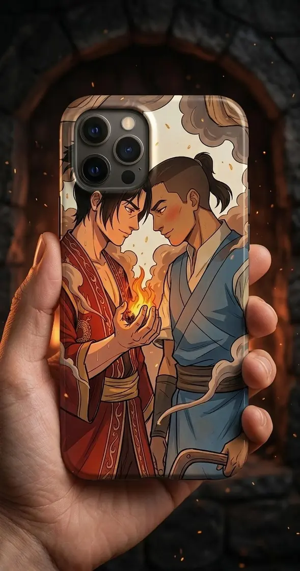 Zuko and Sokka share a soft moment of quiet affection as their slow burn romance finally blossoms., view 5