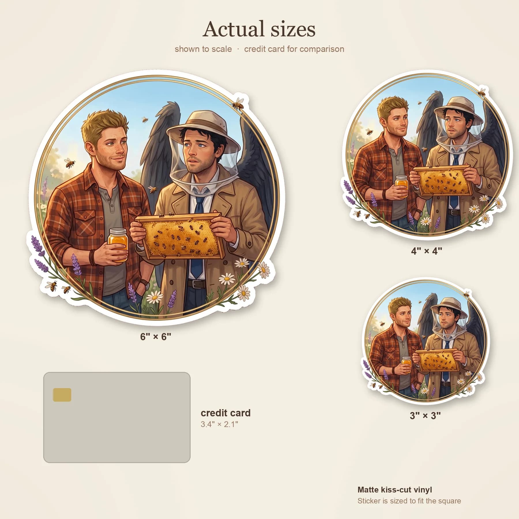 Embracing a peaceful life, Cas tends to his buzzing bees and offers Dean a fresh jar of sweet honey., view 3