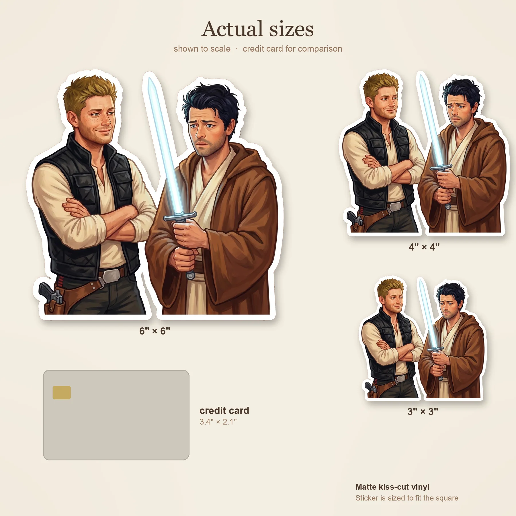 Dean and Castiel celebrate Halloween by dressing up as a roguish space smuggler and his loyal companion., view 3