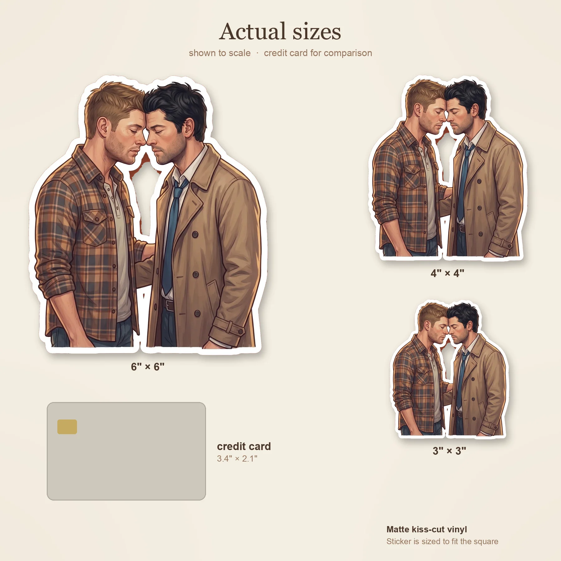 Dean and Castiel rest their foreheads together, finding peace and comfort in each other's quiet presence., view 3