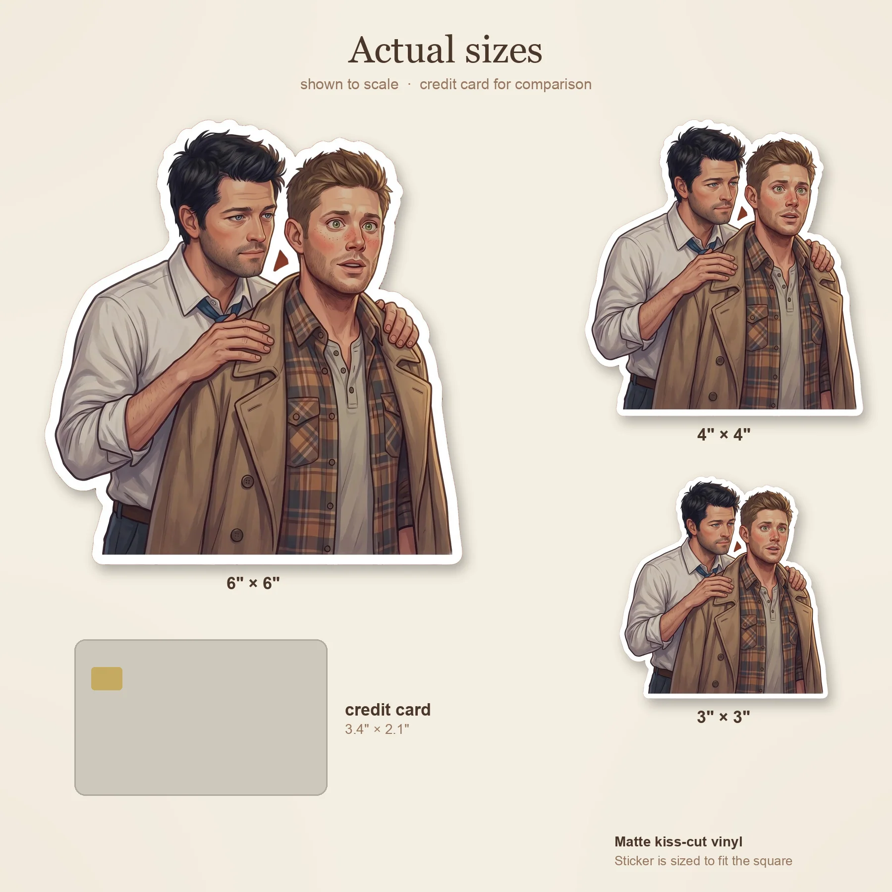 Castiel drapes his iconic trench coat over Dean's shoulders to keep him warm and safe., view 3