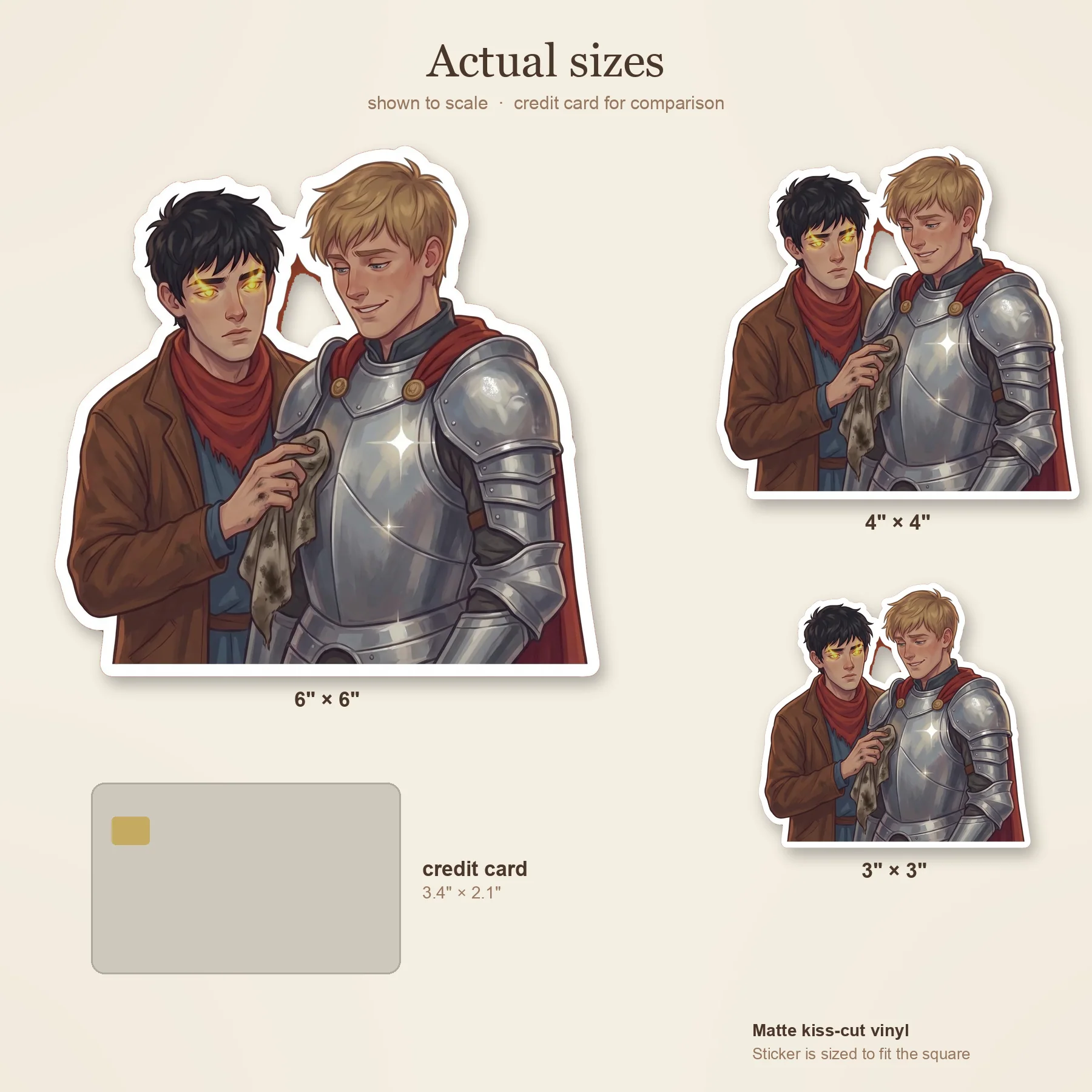 Merlin uses a quick burst of hidden magic to secretly shine the royal armor to a blinding finish., view 3