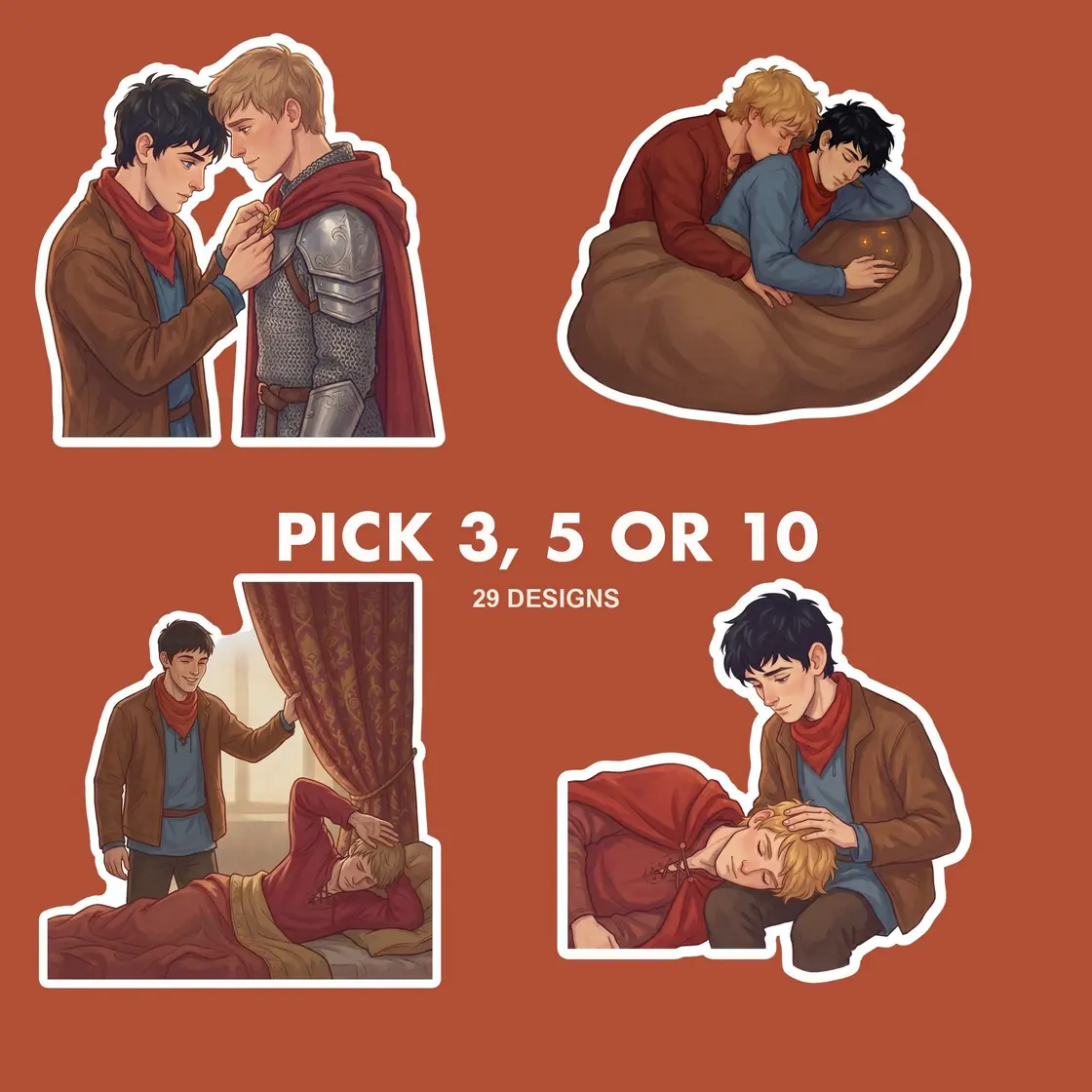 Select your favorite magical and heartfelt moments in Camelot to create a customized assortment., view 2