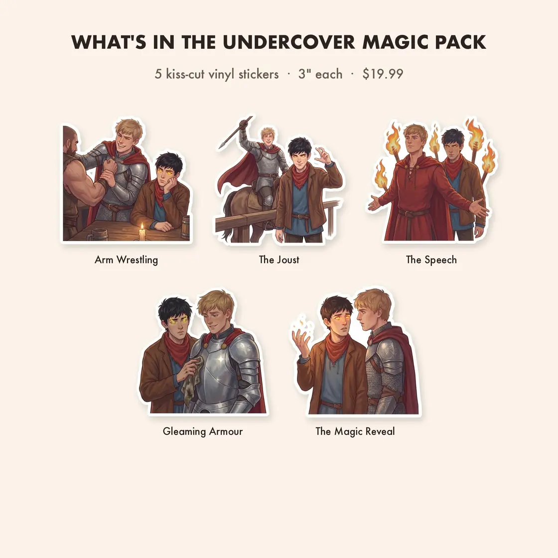 Merlin frantically uses his magic in secret to save an utterly clueless Arthur from various deadly situations., view 3