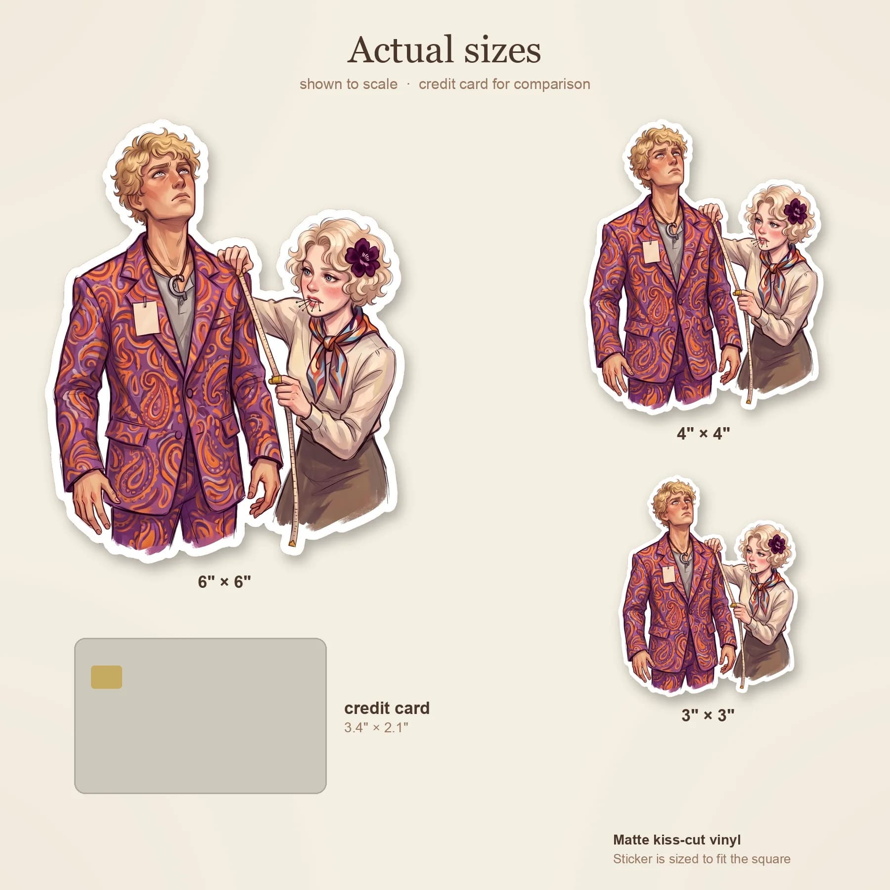 Effie oversees the tedious tailoring of a bold paisley suit for Haymitch to wear on his victory tour., view 3