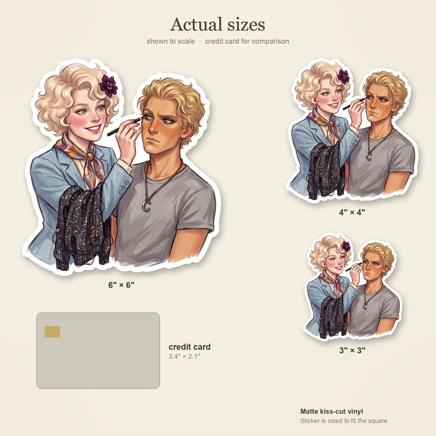 Effie carefully applies dark dramatic makeup to Haymitch before he makes his debut in the tribute chariot., view 3