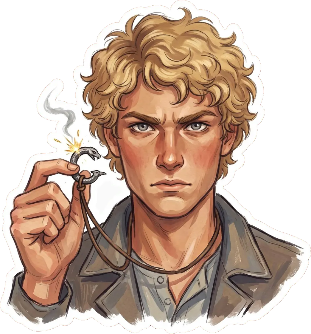 A simple flint striker serves as a meaningful district token before the deadly fiftieth reaping.