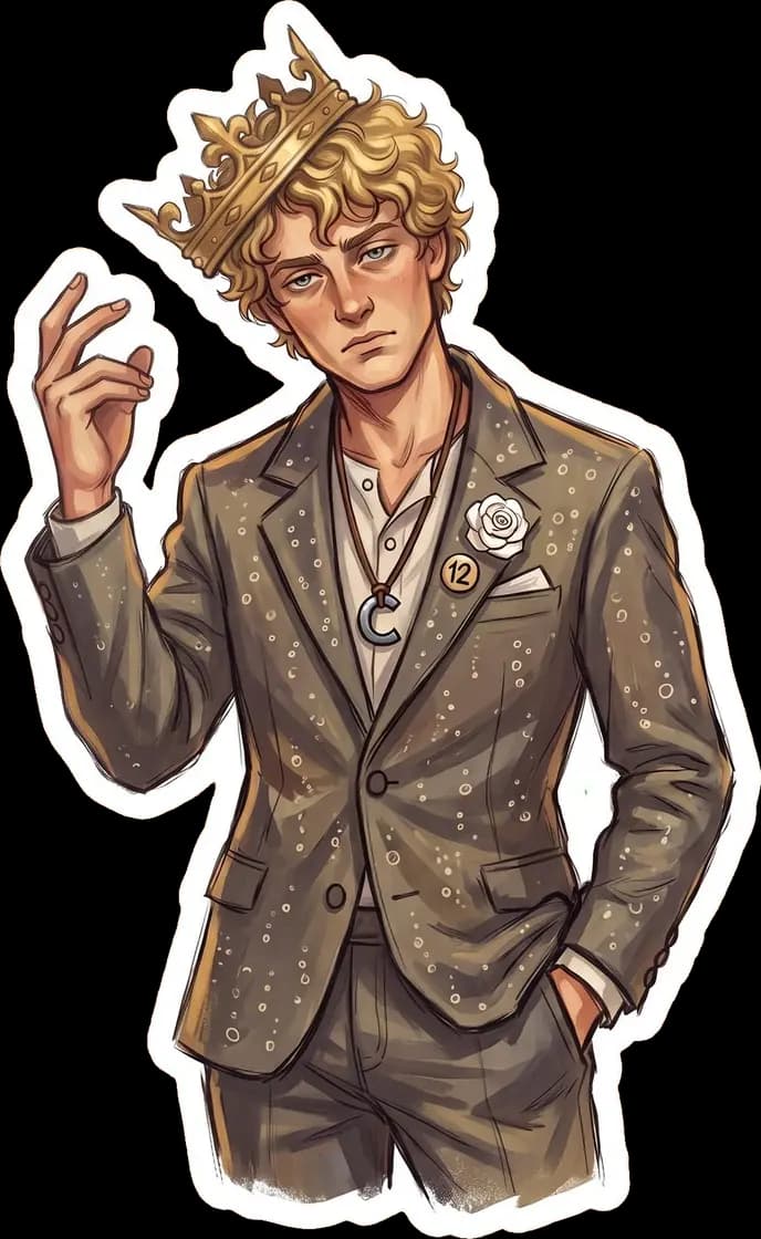 A heavy silence falls as Haymitch is officially crowned the victor of the fiftieth annual games.