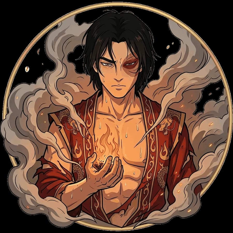 Zuko, Steamy Fire Prince and Dragon