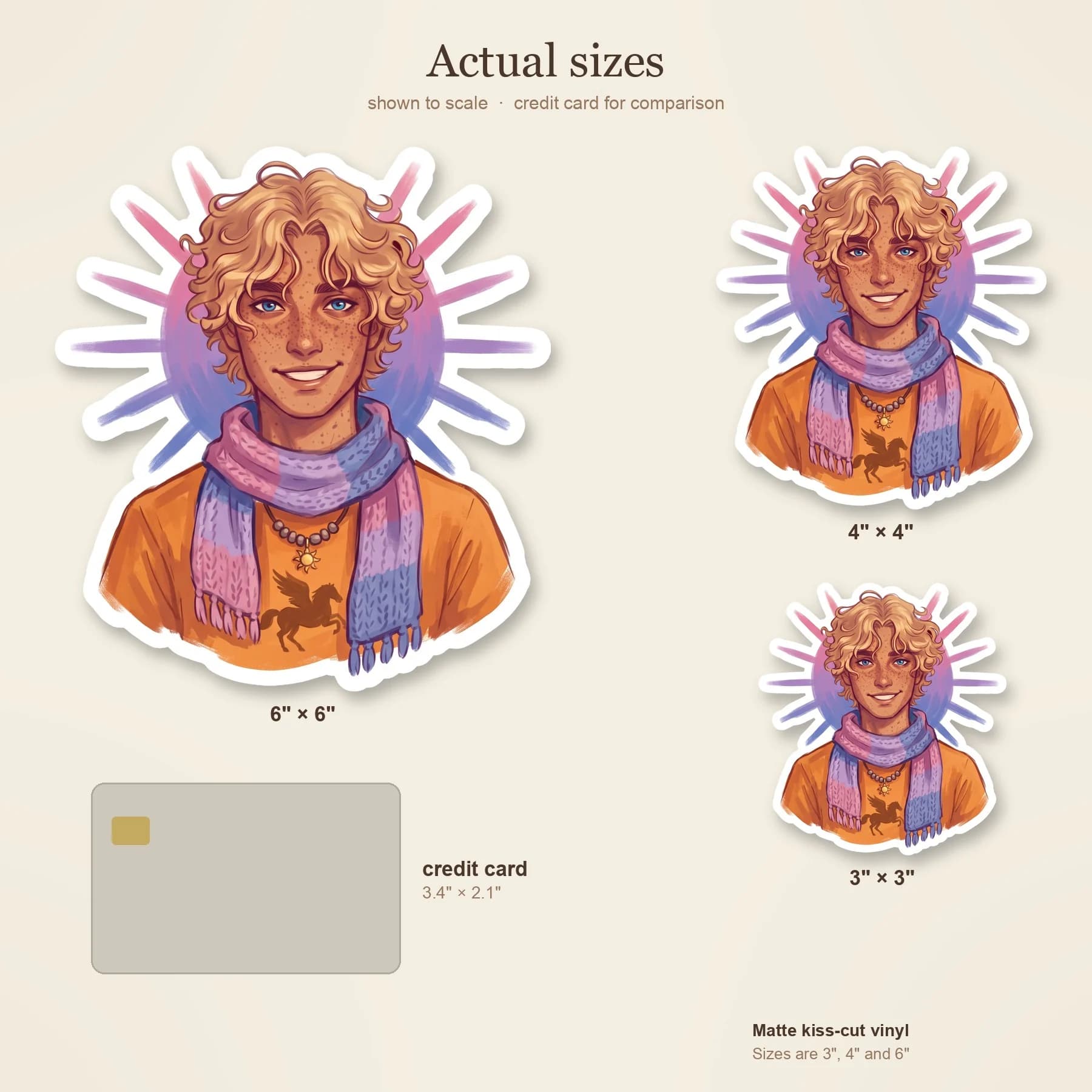 Will stands brightly with a bisexual pride flag draped over his shoulders like a cape. His golden hair catches the sunlight, celebrating his identity and his cheerful spirit as camp's favorite radiant, view 4