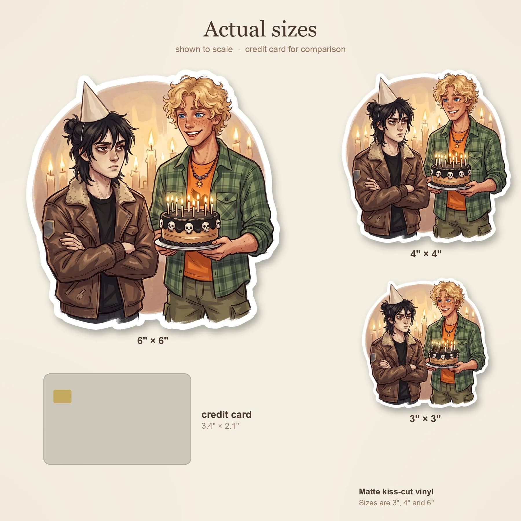 Will Solace surprises a sleepy Nico with a small, glowing birthday cake in the Hades cabin. Nico looks pleasantly caught off guard by the gesture, highlighting the warmth Will brings into the darker c, view 4