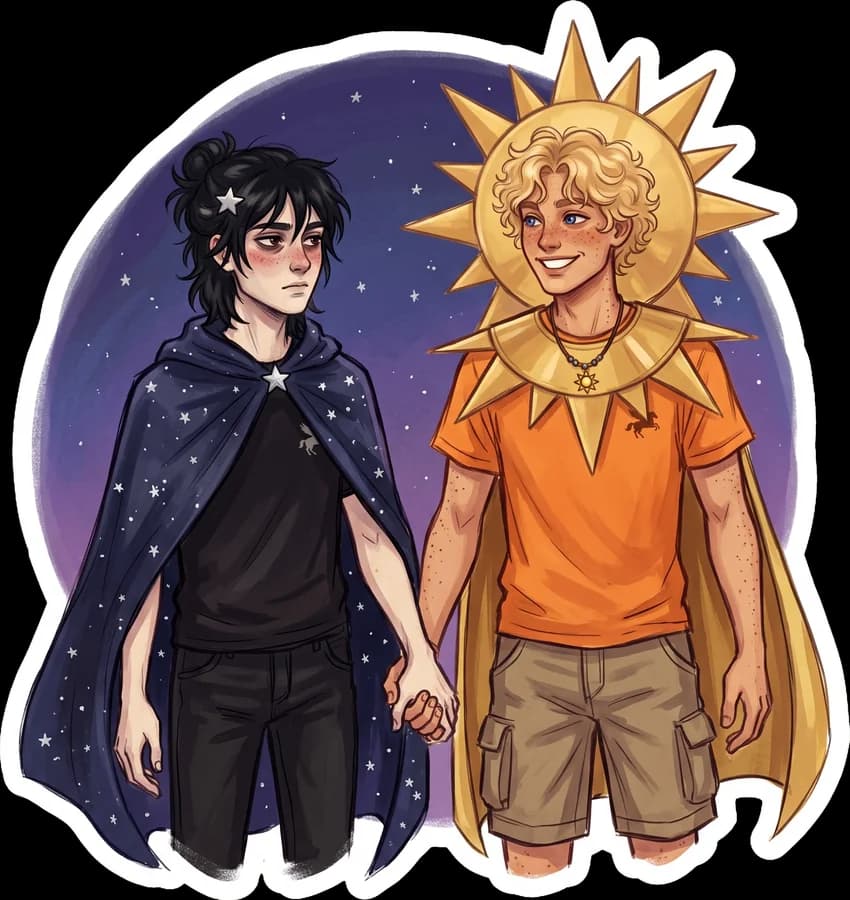 Sun and star costumes