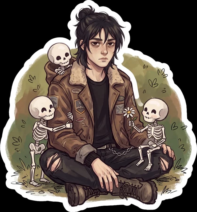 Nico skeleton friends