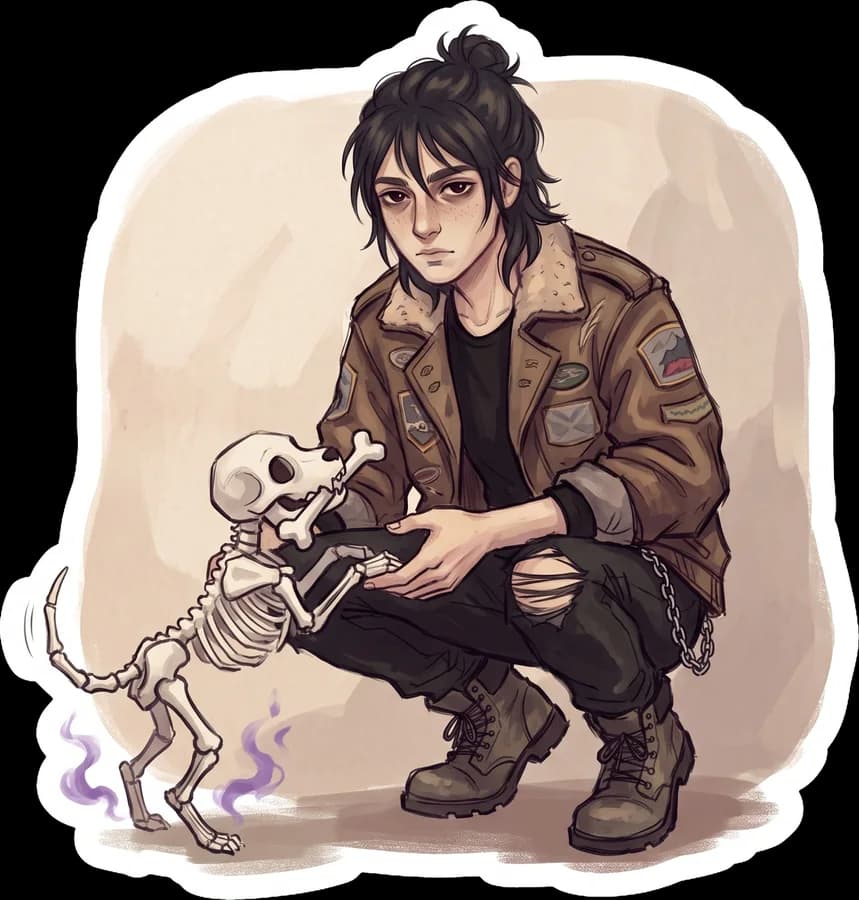 Nico skeleton puppy