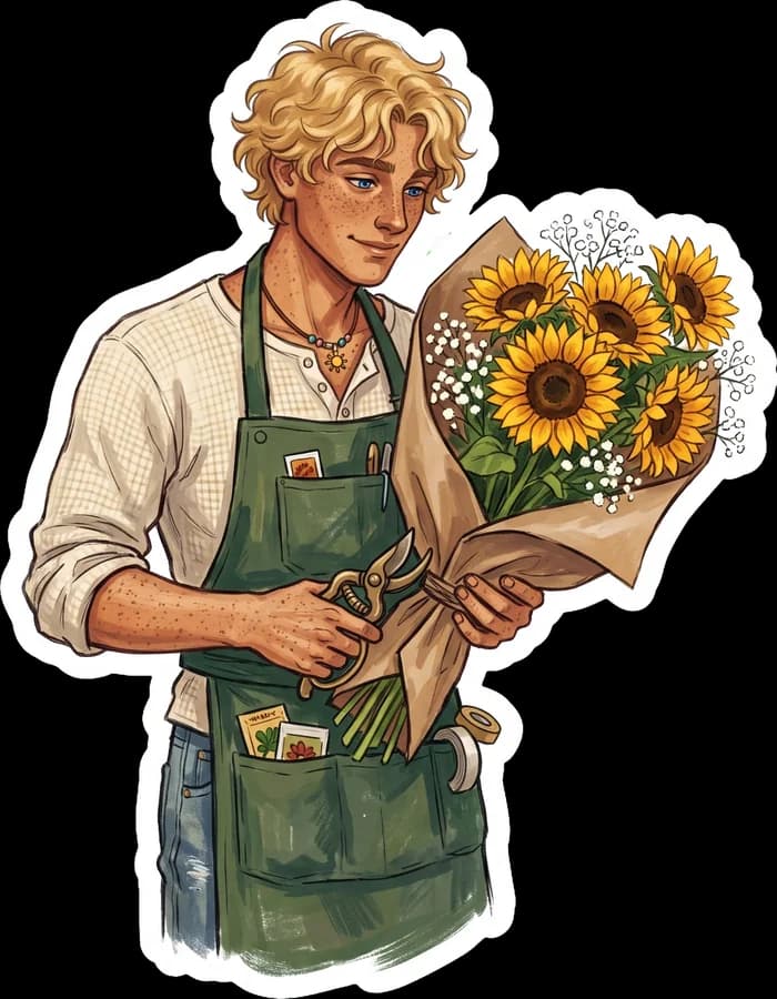Sunlit florist